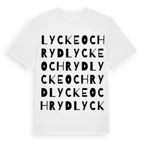 Lycke och Ryd ordlek t-shirt – ekologisk bomull t-shirt från Pinshirt