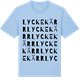 Blue Soul t-shirt med Lyckekärr ordlek t-shirt