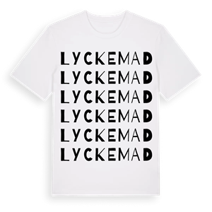 Lyckemad ordlek t-shirt – ekologisk bomull t-shirt från Pinshirt