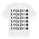 Lyckemad ordlek t-shirt