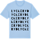 Blue Soul t-shirt med Lyckeryd ordlek t-shirt