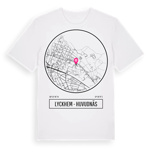 Lyckhem - Huvudnäs t-shirt – ekologisk bomull t-shirt från Pinshirt