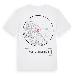 Lyckhem - Huvudnäs t-shirt – ekologisk bomull t-shirt från Pinshirt