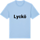 Blue Soul t-shirt med Lyckö fetstil t-shirt