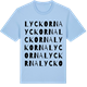 Blue Soul t-shirt med Lyckorna ordlek t-shirt