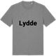 Mid Heather Gray t-shirt med Lydde fetstil t-shirt
