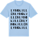 Blue Soul t-shirt med Lyngkullen ordlek t-shirt