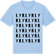 Blue Soul t-shirt med Lyr ordlek t-shirt