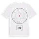 White t-shirt med Lyr t-shirt