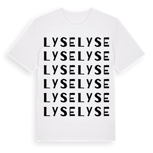 Lyse ordlek t-shirt – ekologisk bomull t-shirt från Pinshirt