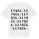 Lysekil ordlek t-shirt