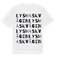 Lysmaskvägen ordlek t-shirt