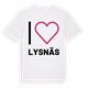 Jag älskar Lysnäs t-shirt stort tryck
