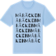 Blue Soul t-shirt med Måbäcken ordlek t-shirt