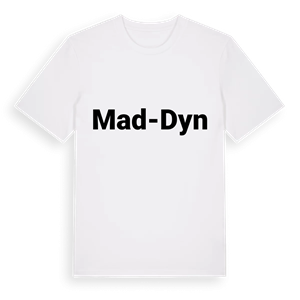 Mad-dyn fetstil t-shirt – ekologisk bomull t-shirt från Pinshirt