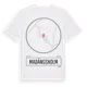 White t-shirt med Madängsholm t-shirt