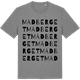 Mid Heather Gray t-shirt med Madberget ordlek t-shirt