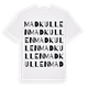 Madkullen ordlek t-shirt