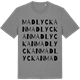 Mid Heather Gray t-shirt med Madlyckan ordlek t-shirt