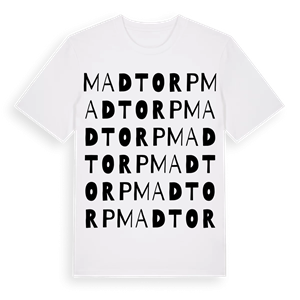 Madtorp ordlek t-shirt – ekologisk bomull t-shirt från Pinshirt