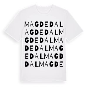 Magdedal ordlek t-shirt – ekologisk bomull t-shirt från Pinshirt
