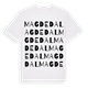 Magdedal ordlek t-shirt