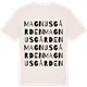 Vintage White t-shirt med Magnusgården ordlek t-shirt