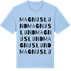 Blue Soul t-shirt med Magnuslund ordlek t-shirt