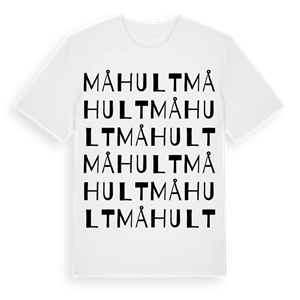 Måhult ordlek t-shirt – ekologisk bomull t-shirt från Pinshirt