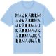 Blue Soul t-shirt med Majkärr ordlek t-shirt