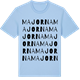 Blue Soul t-shirt med Majorna ordlek t-shirt