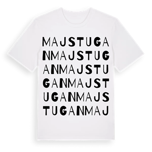 Majstugan ordlek t-shirt – ekologisk bomull t-shirt från Pinshirt