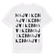 White t-shirt med Majviken ordlek t-shirt