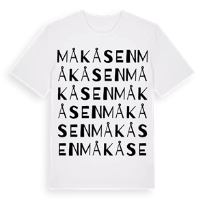 Måkåsen ordlek t-shirt – ekologisk bomull t-shirt från Pinshirt