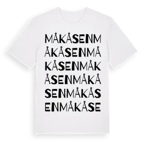 Måkåsen ordlek t-shirt – ekologisk bomull t-shirt från Pinshirt