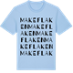 Blue Soul t-shirt med Makeflaken ordlek t-shirt