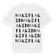 Makeflaken ordlek t-shirt