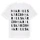 Makrillskären ordlek t-shirt