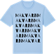 Blue Soul t-shirt med Makvarn ordlek t-shirt