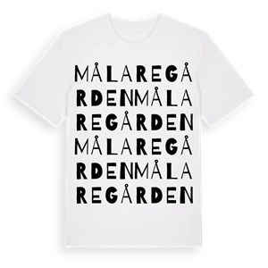 Målaregården ordlek t-shirt – ekologisk bomull t-shirt från Pinshirt