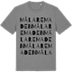 Mid Heather Gray t-shirt med Målaremaden ordlek t-shirt