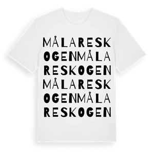 Målareskogen ordlek t-shirt – ekologisk bomull t-shirt från Pinshirt
