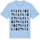 Blue Soul t-shirt med Målflåget ordlek t-shirt