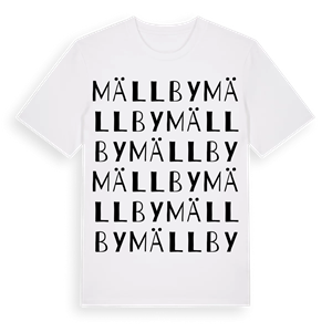 Mällby ordlek t-shirt – ekologisk bomull t-shirt från Pinshirt