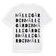 Mällegården ordlek t-shirt