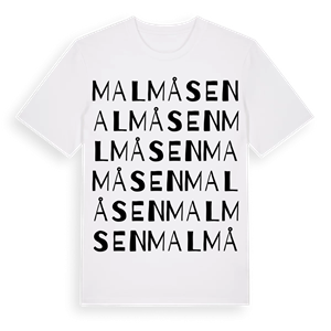 Malmåsen ordlek t-shirt – ekologisk bomull t-shirt från Pinshirt