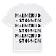 Malmerud-Stommen ordlek t-shirt