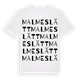 Malmeslätt ordlek t-shirt