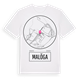 White t-shirt med Malöga t-shirt