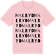 Pink Cotton t-shirt med Malryd ordlek t-shirt